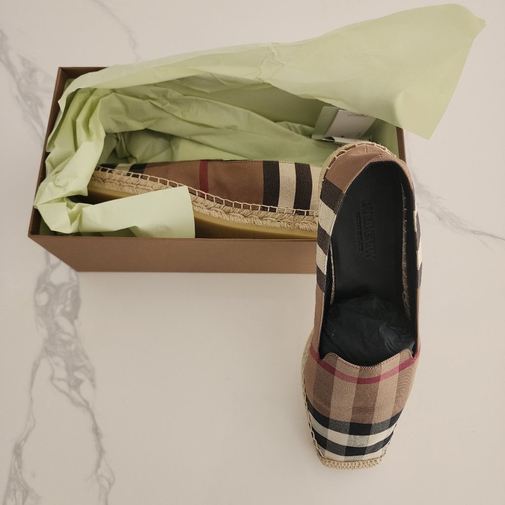 Burberry Canvas Check Shoes